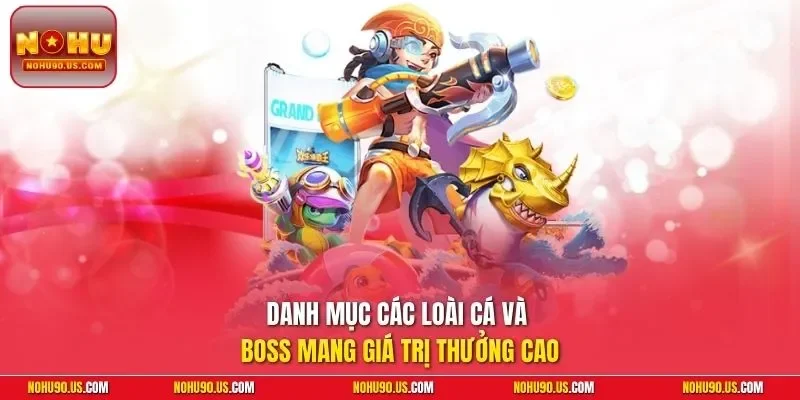 Danh mục các loài cá và Boss mang giá trị thưởng cao
